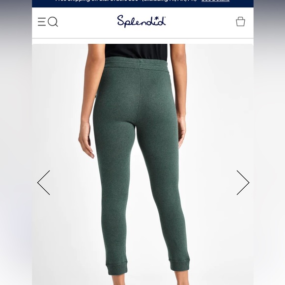 NWT Medium Splendid Becca Cashmere Sweater Jogger - Picture 6 of 8